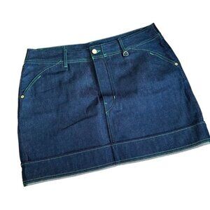 JACQUEMUS Denim Navy 'La Jupe De Nimes' Mini Skirt - 32, NEW